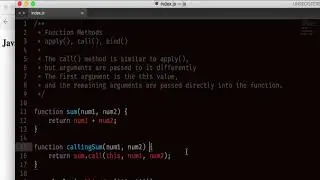 Javascript Tutorial Part #049 Function methods   apply call and bind# PROACTIVE Tutorial