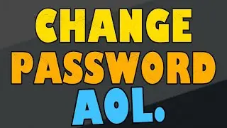 How To Change The Password on Your AOL Email Account. (Computer/Laptop)