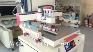 Flat Screen Printing Machine with Factory Price for Sale