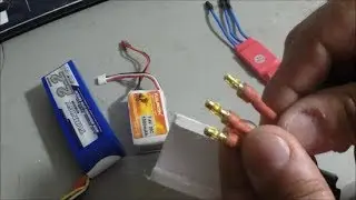 How To Solder BULLET CONNECTOR TO ESC and MOTOR