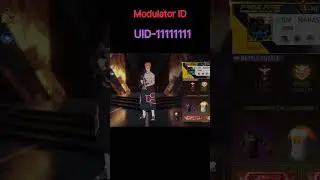 #moderator #ID in free fire# UID 11111111
