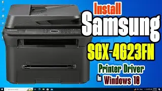 Как загрузить и установить драйвер принтера Samsung SCX-4623FN на ПК или ноутбук с Windows 10 🖨️