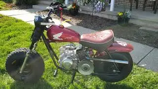Bajaminibike 460cc pull start motor