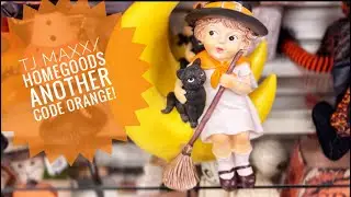 HomeGoods Halloween Hunt 2023 Rae Dunn Vintage Look #shopping #codeorange #autumn2023