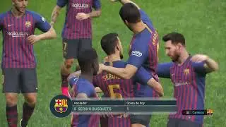 PRO EVOLUTION SOCCER 2019 LITE gemplay ps4 Barcelona vs flamengo victory 3-1