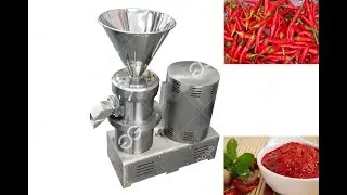 Chili Sauce Colloid Mill / Fresh Chili Sauce Grinder Machine / Hot Pepper Sauce Grinder Mill