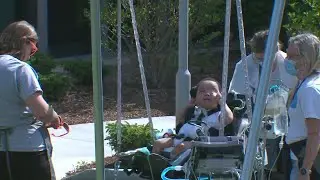 Ranken Jordan Pediatric Bridge Hospital opens one-of-a-kind playground