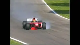 Imola 2004 Formula 3000 Race: Guerrieri front wing failure (Natural audio) [AI-enhanced]