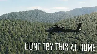 DCS - First Hover Attempt Of AH-64 Apache Helicopter Not Good #Digitalcombatsimulator #dcsAH64 #DCS