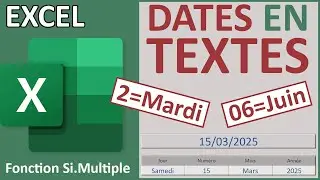 D&eacute;couper les informations de dates en textes avec Excel