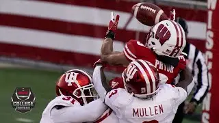 Indiana Hoosiers vs. Wisconsin Badgers | 2020 College Football Highlights