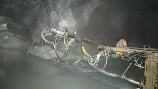 Piller wrapping shotcreat #viral #video #shotcreat #grow #underground #mining #foryou 
