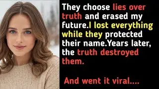 They Choose lies over truth and erased my future.I lost everything while they protected.. Revenge 