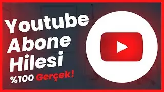 %100 Ger&ccedil;ek Youtube Abone Arttırma - Youtube Abone Hilesi 2023