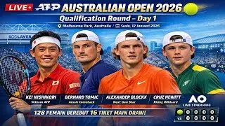LIVE TENNIS ATP Australia Open 2026 🎾Qualification Round Day 1