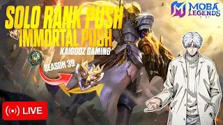 Epic to Immortal Rank Push | MLBB Season 39 | Tilted 5v5 Gameplay