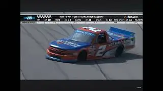 Sheldon Creed burnout - 2021 NASCAR Truck Series Darlington 2