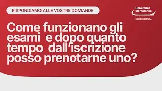 Come funzionano gli esami e dopo quanto tempo posso prenotarne uno?