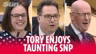 SNP lose their cool as Craig Hoy causes chaos taunting them over 'rotten budget'