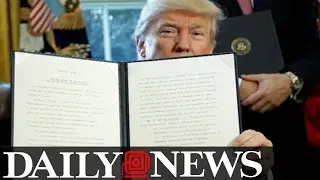 Trump Signs More Executive Orders For Cartels, Crime And Violence Toward Cops