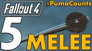 Top 5 Best Unique Melee Weapons in Fallout 4 #PumaCounts