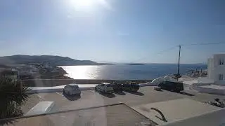 Bus TOUR - FABRIKA to MYKONOS Airport 4K !!! Tour en Bus al Aeropuerto Mykonos !! MYKONOS 2021 !!