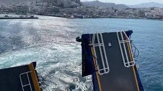 Ferry Leaving Naxos