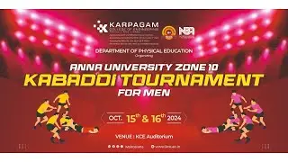 MCET VS DSCE /Anna University zone 10 Kabaddi for men