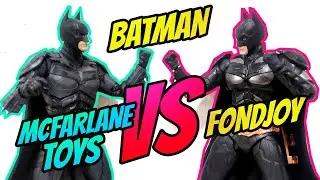 Mcfarlane Toys VS Fondjoy. Batman The Dark Knight Trilogy. action figure comparison.
