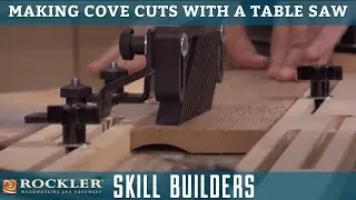 Making Cove Cuts with a Table Saw | Rockler Skill Builders