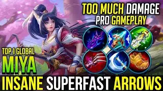 ENDLESS CRITICAL! | Miya Best Build & Gameplay | Top 1 Global Miya | Mobile Legends