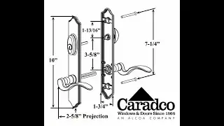 Caradco 3 point door lock repair in Fort Lauderdale/Hollywood Florida. Integral Windstorm Products.