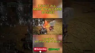 1 SHOTTING BOSSES IN ELDEN RING #eldenring #brokenbuild #eldenringbuild #nightreign #bonk #shorts