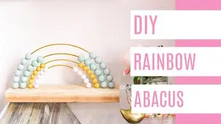 DIY Rainbow Abacus