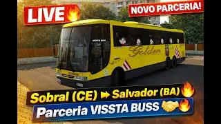 🚍🔥 LIVE | Sobral (CE) ➜ Salvador (BA) | Nova Parceria EDEMBUS MODS Vissta Buss 1999🤝🔥
