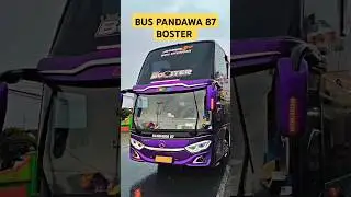 TAMPIL GAGAH BUS PANDAWA 87 BOOSTER 😎👍 #mobilbasuri #automobile #shortsvideo #panda #pandawa87
