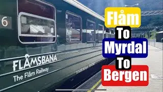 Flåm To Myrdal | Myrdal To Bergen | Scenic Flamsbana | Flamsbana Worlds most Beautiful Train Journey
