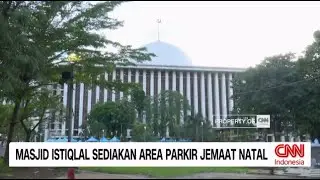 Masjid Istiqlal Sediakan Area Parkir Jemaat Natal
