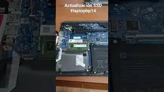 actualizaci&oacute;n de SSD a laptop HP modelo 14