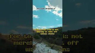 Nelson Mandela's freedom quote #viral #motivation #quotes #shorts