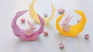 Origami Moon - How to make easy paper Moon