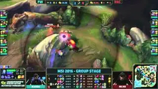 Flash Wolves vs Royal Never Give Up Day 3 MSI Group Stage 2016 | FW vs RNG