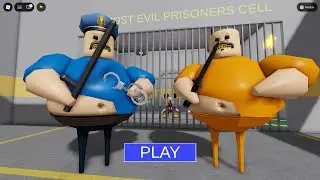 POLICE VS CRIMINAL BARRYS PRISON RUN! ( Obby ) #roblox #scaryobby #obby