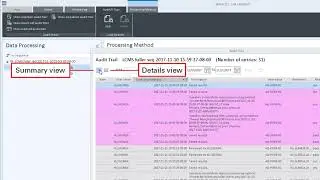 How to view audit trails in OpenLab CDS