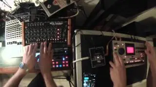 Tolebham  Live Session ( 01-10-15 ) Mfb Tanzbar - Electribe 2 Sampler - Elektron Machine Drum