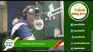 Kwame Sefa Kayi host Anwamoo Festival Team on Kokrooko on PeaceFm