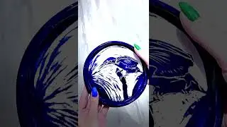 ceramic glazing ll Kingfisher l haw to sgraffito pottery #sgraffito #sgraffitotechnique
