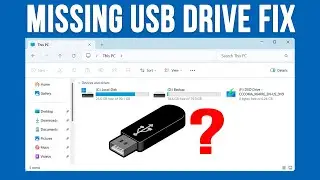 USB Drive Doesn't Show up In File Explorer but Does in Disk Management Fix