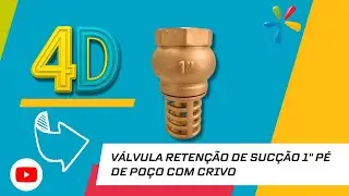 Um 4D de V&aacute;lvula Reten&ccedil;&atilde;o de Suc&ccedil;&atilde;o 1