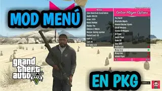 🔥Новое меню модов в формате PKG для GTA V | Только сюжетный режим | PS3